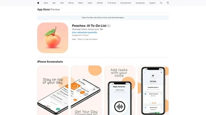 Peaches: AI To-Do List